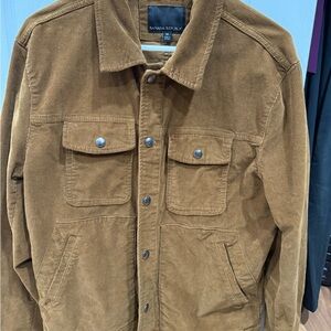 Banana Republic Men's Tan Corduroy Shirt Jacket